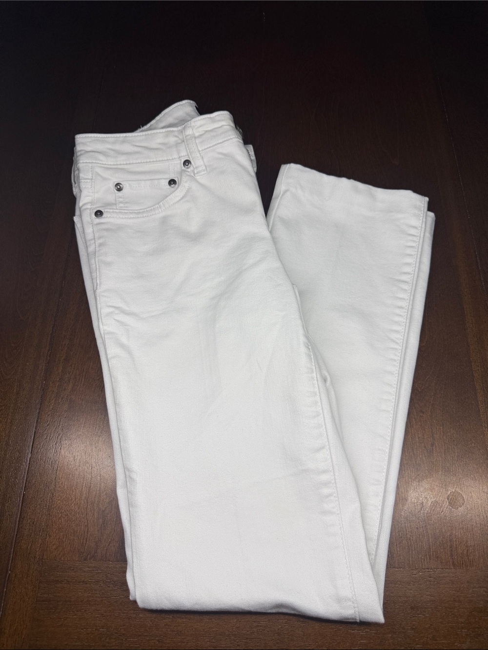 Ralph Lauren Women’s White Straight Fit Jeans
